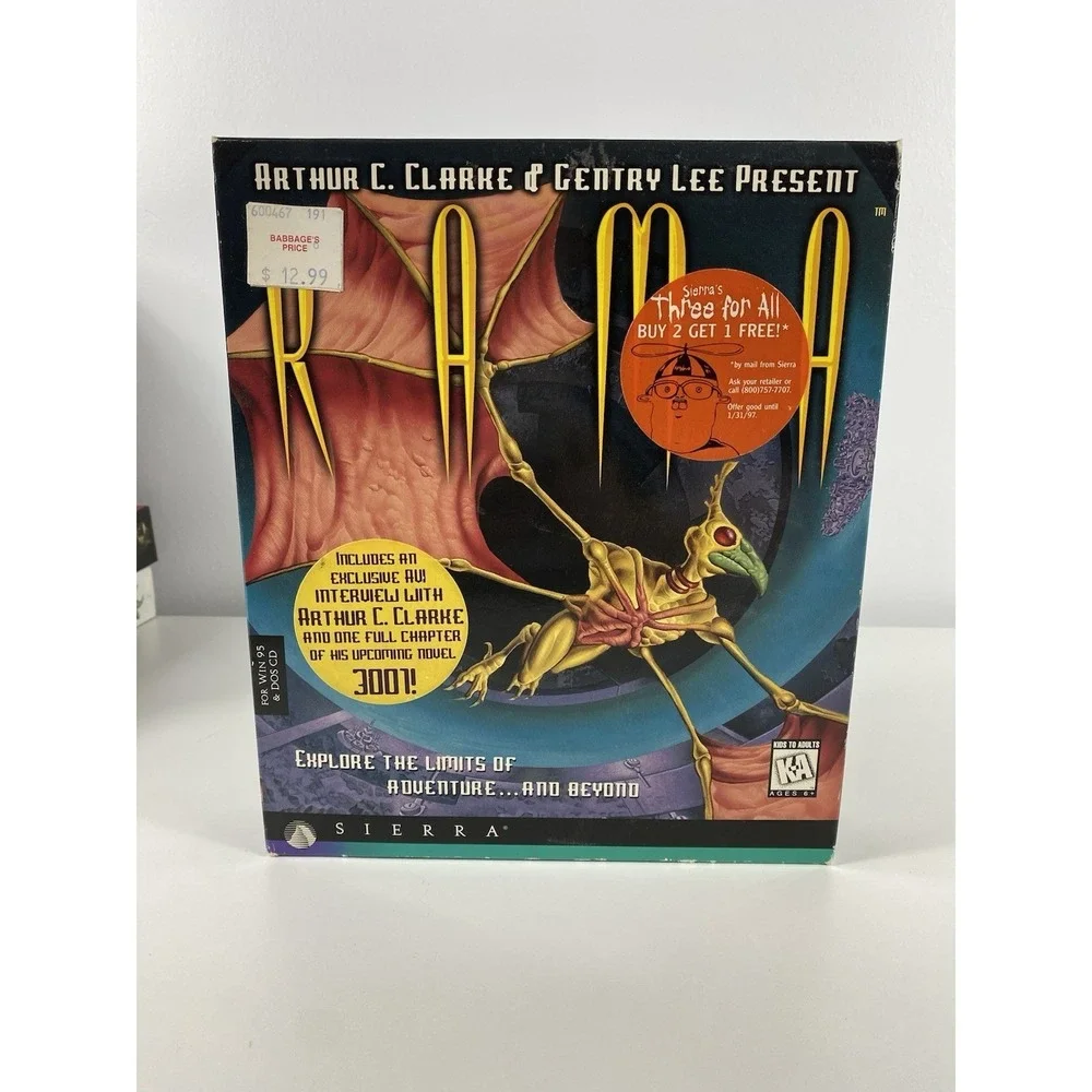 Rama: Explore The Limits Of Adventure And Beyond PC CD-ROM Big Box, Sealed